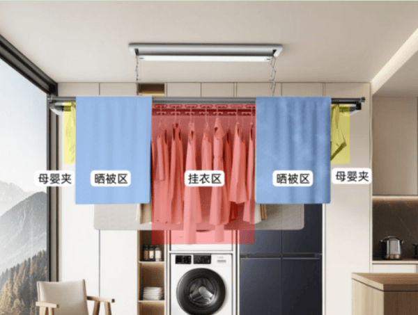 衣体验——衣被同晒才是真爱智能晾衣架：盼盼重新定义晾(图3)